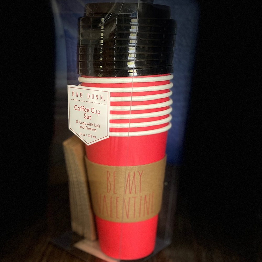 Rae Dunn Valentines Day to go cups